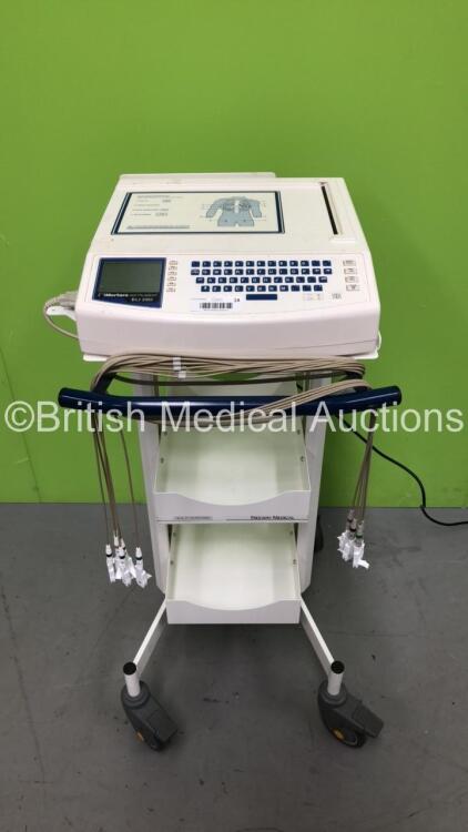 Mortara Instrument ELI 250 ECG Machine on Stand with 1 x 10-Lead ECG Lead (Powers Up) *108490010467*