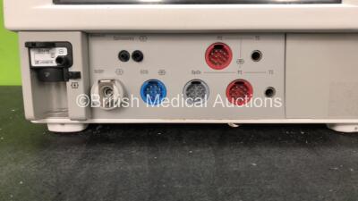 Datex Ohmeda Cardiocap 5 Anesthesia Monitor *Mfd 02-2005* Including Spirometry, ECG, SpO2, NIBP, T1, T2, P1, P2 and D fend Water Trap Options (Powers Up) - 2
