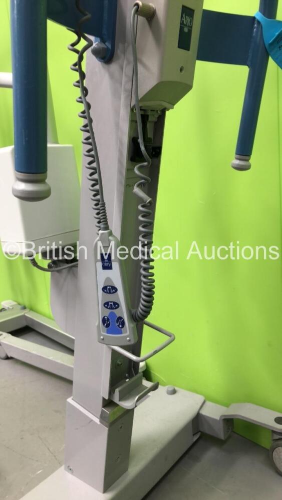 1 x Viking M Electric Patient Hoist with 1 x Battery and 1 x Controller