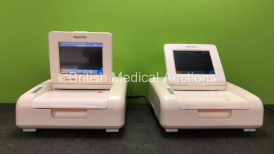 2 x Philips M2703A Fetal Monitors (Both Power Up) *SN DE53107346, DE53112969*