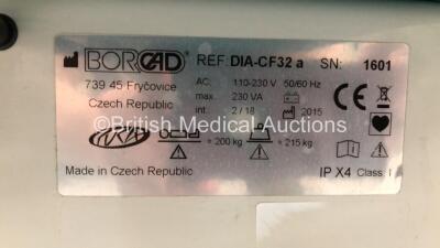 Borcad Dia-CF32a Patient Couch with Controller *1601* - 5