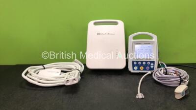 Mixed Lot Including 1 x Edwards Lifesciences Ref EV1000 Pump Unit (Powers Up) 2 x Edwards Lifesciences Ref PC2 Connection Cables and 1 x Criticare Model 506DN eQuality Comfort Cuff Patient Monitor with 1 x SpO2 Finger Sensor and 1 x NIBP Hose (Powers Up) 