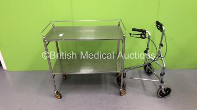 1 x Metal Trolley and 1 x Days Walking Aid