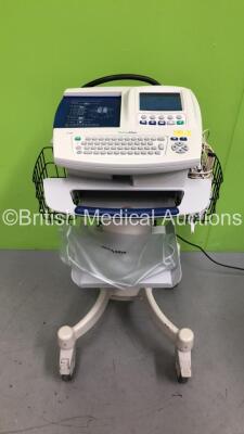 Welch Allyn CP200 ECG Machine on Stand with 10 Lead ECG Lead (Powers Up)