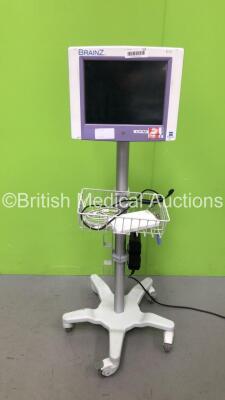Natus Brainz BRM3 Brain Monitor on Stand with Power Supply (Hard Drive Removed)