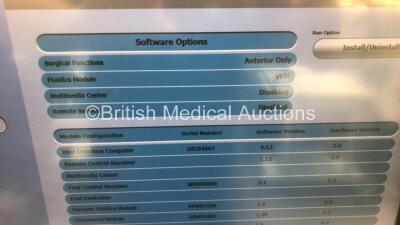 Bausch & Lomb Stellaris Phacoemulsifier Ref BL11110 Software Version 4.12 with Footswitch and Accessories (Powers Up) * Mfd 2011 * **SYS02334** - 4