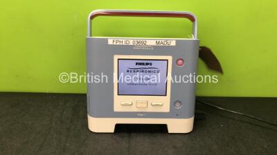 Respironics Trilogy 100 Ventilator Software Version 14.02.05 with 1 x Philips Ref 1055804 Battery (Powers Up) *SN TV109110916*