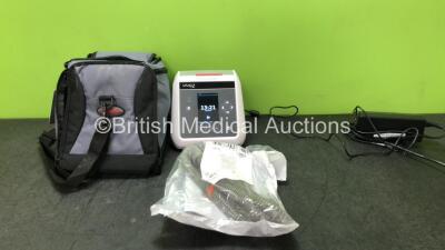 Breas Vivo 2 Ventilator with 1 x AC Power Supply and 1 x Breathing Tube in Carry Bag *Mfd 04-2020* (Powers Up) *SN D160572*