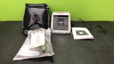 Breas Vivo 2 Ventilator with 1 x AC Power Supply, 1 x User Manual and 1 x Breathing Tube in Carry Bag *Mfd 04-2020* (Powers Up) *SN D150774*