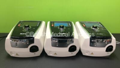 3 x ResMed Stellar 100 CPAP Units with 3 x AC Power Supplies (2 x Power Up, 1 x Draws Power Does Not Power Up) *SN 20160768736 / 22171864095 / 22171781435*