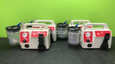 4 x Sscor Inc Ref 231OBV-230 Suction Units with 4 x Cups
