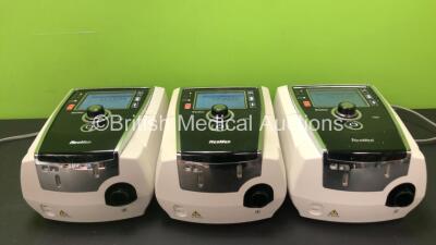 3 x ResMed Stellar 150 CPAP Units with 3 x AC Power Supplies (All Power Up) *SN 20150418325 / 20160144549 / 20161031369*