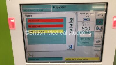 2 x B-Braun Dialog+ Dialysis Machine Software Version 8.28A- Running Hours 53506 - (Both Power Up with 1 x Alarm) - 4