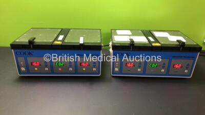 2 x Cook Benchtop Incubators (Both Power Up) *A984910 / A988269*