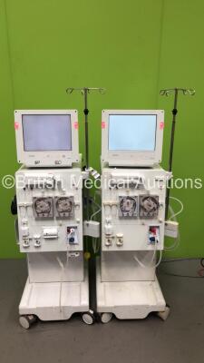 2 x B-Braun Dialog+ Dialysis Machines (Both Power Up with Alarms and Blank Screens)