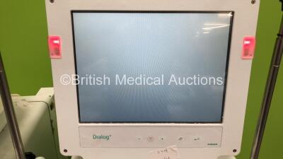 2 x B-Braun Dialog+ Dialysis Machines (Both Power Up with Alarms and Blank Screens) - 2