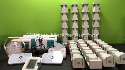 Mixed Lot Including 6 x Merlin Transmitters, 2 x Boston Scientific Latitude Communicator and 1 x Omron M6 BP Meter and 8 x Argus Medical Quick 100P Docking Stations