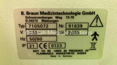 2 x B-Braun Dialog+ Dialysis Machine Software Version 8.28A- Running Hours 54011 (Both Power Up with 1 x Blank Screen) - 6