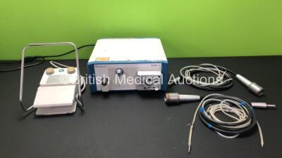 Aesculap Elan EC Surgical Unit (Powers Up) with 1 x Aesculap GA 188 Footswitch and 2 x Aesculap GA173 Drive Cables (Powers Up)