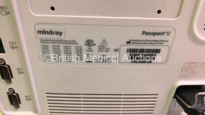 2 x Datascope Passport V Patient Monitors Including Co2, Microstream, ECG, SpO2, P1, P2, T2 and NIBP Options (Both Power Up with 1 x Damaged Display - See Photo) - 7