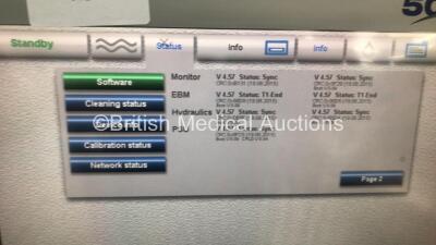 2 x Fresenius Medical Care 5008 Cordiax Dialysis Machines - Software Version 4.57 - Running Hours 36635 / 38299 (Both Power Up) *S/N 6VEA5025 / 7VEA9415 * - 4