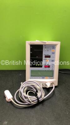 Datascope Accutorr Plus Patient Monitor Including NIBP and SpO2 Options with 1 x SpO2 Finger Sensor and 1 x NIBP Hose (Powers Up) *SN A7100089H7*