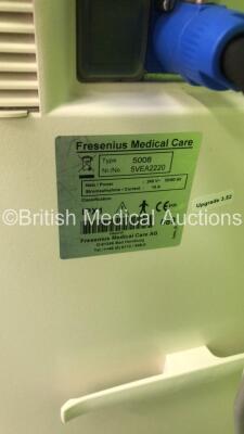 2 x Fresenius Medical Care 5008 Cordiax Dialysis Machines - Software Version 4.57 - Running Hours 31399 / 39222 (Both Power Up) *S/N 5VEA2376 / 5VEA2220 * - 27