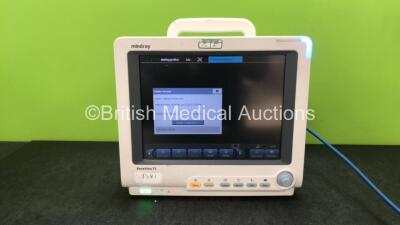 Mindray Beneview T5 Patient Monitor (Powers Up with Missing Printer Cover-See Photo)