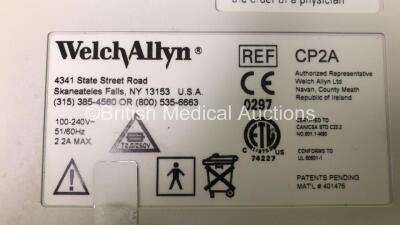 3 x Welch Allyn CP200 ECG Machines on Stand with 3 x 10 Lead ECG Leads (All Power Up) - 5