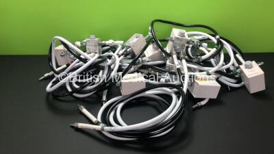 10 x Inspiration Healthcare Low Flow Air-Oxygen Blenders and Hoses *C*