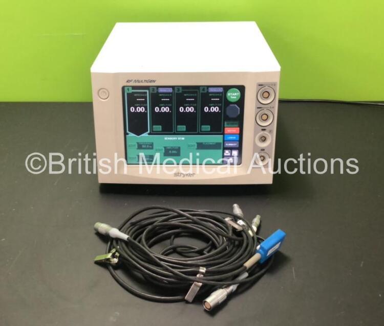Stryker RF MultiGen Radiofrequency Generator Console Ref 0406-900-000 with 2 x Leads (Powers Up)