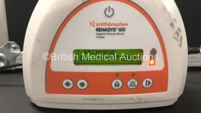 3 x Smith & Nephew Renasys Go Negative Pressure Wound Therapy Units with 1 x Power Supply and 3 x Cases (All Power Up) - 5