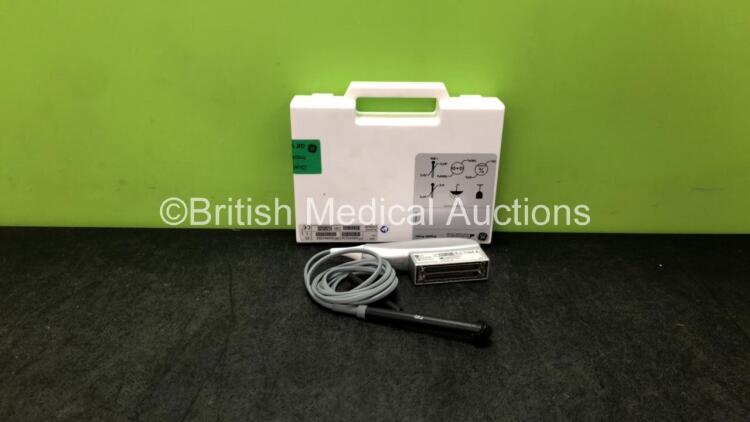 GE P2D Ultrasound Transducer / Probe *Mfd - 03/2021* in Case (In Excellent Cosmetic Condition, Untested)