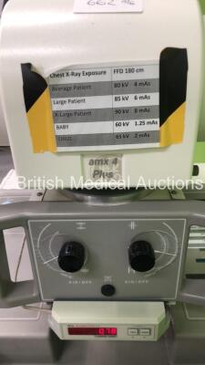 GE AMX 4 Plus - IEC Mobile X-Ray Model No 2275938 (Powers Up with Key - Key Included - General Marks / Damage to Machine - See Pictures) *S/N 1010124WK4* **Mfd 10/2006** - 5