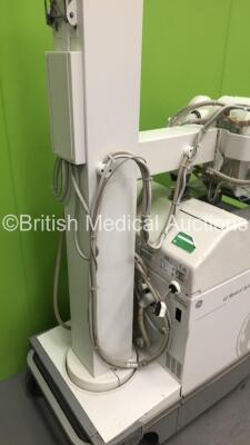 GE AMX 4 Plus - IEC Mobile X-Ray Model No 2275938 (Powers Up with Key - Key Included - General Marks / Damage to Machine - See Pictures) *S/N 1010124WK4* **Mfd 10/2006** - 8