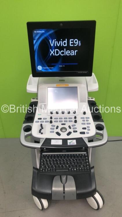 GE Vivid E9 XDclear Flat Screen Ultrasound Scanner *S/N VE99149* **Mfd 02/2015** Application Software Version 113 Revision 1.2 System Software Version 104.3.6 (Powers Up) ***IR495**