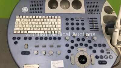 GE Voluson 730 Pro Ultrasound Scanner *S/N A37954* **Mfd 01/2007** with 2 x Transducers / Probes (AB2-7 Ref HG46701T *Mfd 07/2012* and IC5-9H Ref 5118194 *Mfd 02/2006*) and Sony UP-D897 Digital Graphic Printer (HDD REMOVED) ***IR486** (Q414) - 2