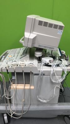 Philips HDI 5000 Sono CT Ultrasound Scanner *S/N 0290WN* **Mfd 03/2004** with 4 x Transducers / Probes (2 x CL15-7 / L12-5 / C4-2 and C5-2) (Powers Up with Error - See Pictures) ***IR498*** - 8