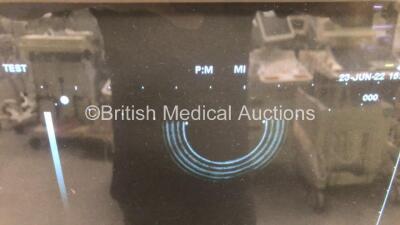 Hitachi EUB-5500 Ultrasound Scanner *S/N SE18022410* **Mfd 06/2007** with 2 x Transducers / Probes (EUP-V53H and EUP-C514) and Sony UP-895CE Colour Video Printer (Powers Up - Printer Cover Damaged - See Pictures) ***IR481*** - 6