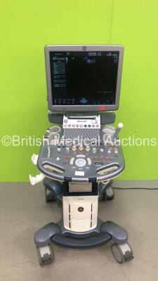 GE Voluson S8 Flat Screen Ultrasound Scanner Ref 5407431 *S/N 162291SU9* **Mfd 10/2011* Software Version 11.0.2.369 with 2 x Transducers / Probes (4C-RS Ref 5125386 *Mfd 06/2011* and RIC5-9W-RS Ref H48661EF *Mfd 03/2014*) and Sony UP-D897 Digital Graphic 