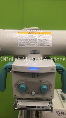 Shimadzu Mobile Art Plus Mobile X-Ray System MUX-100H (Powers Up with Donor Key - Key Not Included) *S/N 0262Z16605* **Mfd 02/2007** - 2