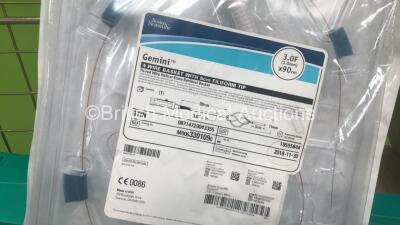 Cage of Mixed Consumables Including Boston Scientific Gemini 4 Wire Basket with 5cm Filiform Tip, BARD Silastic Silicone Elastomer Coated Foley Catheter and Coloplast Prostatectomy Catheters (Cage Not Included - Out of Date) - 2