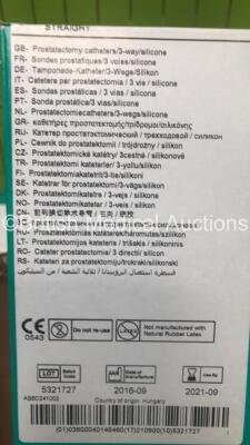 Cage of Mixed Consumables Including Boston Scientific Gemini 4 Wire Basket with 5cm Filiform Tip, BARD Silastic Silicone Elastomer Coated Foley Catheter and Coloplast Prostatectomy Catheters (Cage Not Included - Out of Date) - 4