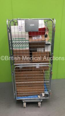Cage of Mixed Consumables Including Masks, Soft Care Wash and Enfit Nasogastric Feeding Tubes (Cage Not Included)