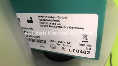 Stephan Stephanie Ventilator Software Version 3.62 on Stand with Hoses (Powers Up with Error - See Pictures) - 6