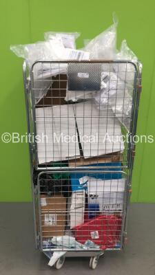 Cage of Mixed Consumables Including Palabowl Bone Cement Mixing Systems, Cardinal Health Filac Probe Covers and Toffeln ProCover (Cage Not Included -Out of Date)