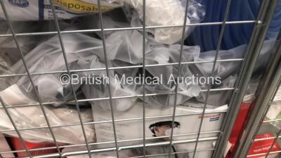 Cage of Consumables Including Curitan Sanitiser, Face Masks and Coveralls (Cage Not Included) - 5