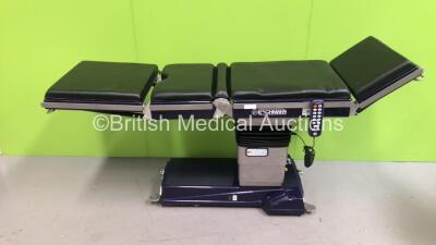 Eschmann Ref.T202212101 Electric Operating Table with Cushions and Controller (Powers Up - Tested Working)