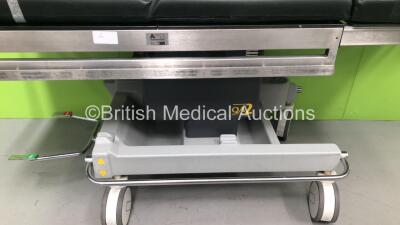 Anetic Aid QA2 Hydraulic Patient Trolley with Cushions (Hydraulics Tested Working) - 2