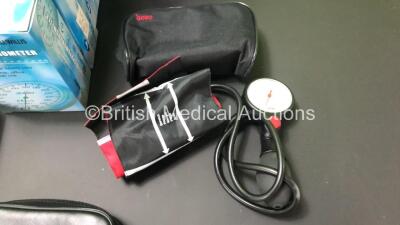 Mixed Lot Including 1 x Microlab Viasys Spirometer with Accessories in Case (Powers Up) and 20 x Various Sphygmomanometers / Blood Pressure Monitors - 7